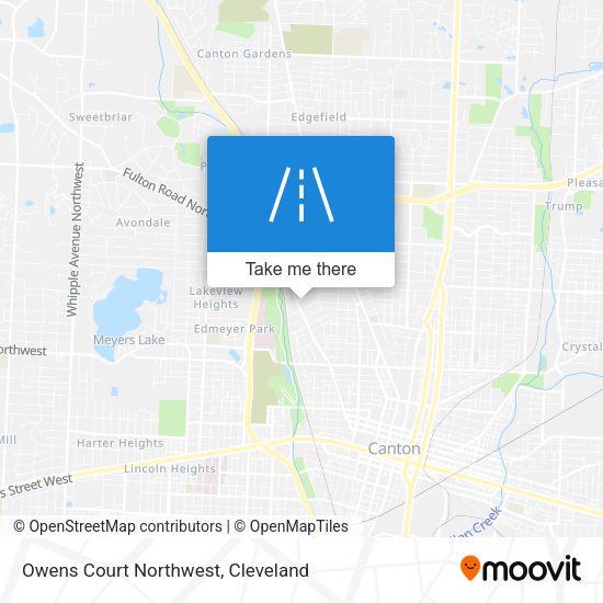 Mapa de Owens Court Northwest