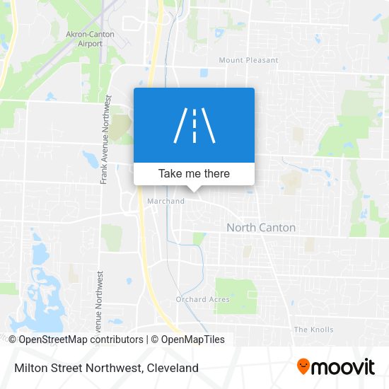 Milton Street Northwest map