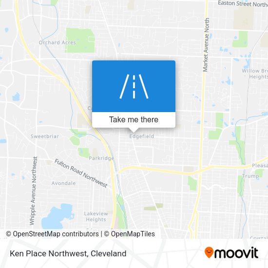 Mapa de Ken Place Northwest