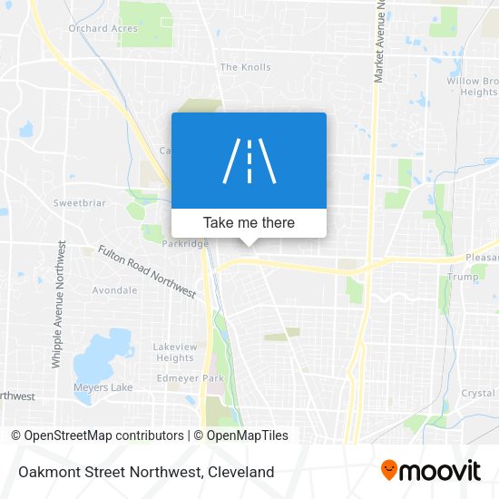 Mapa de Oakmont Street Northwest