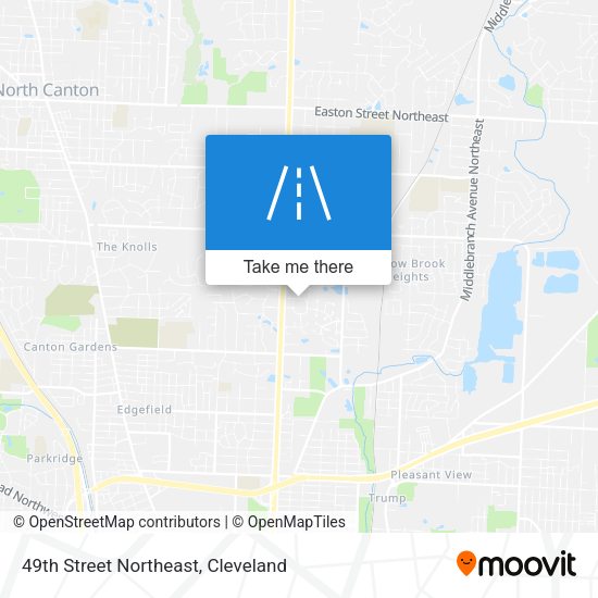 Mapa de 49th Street Northeast
