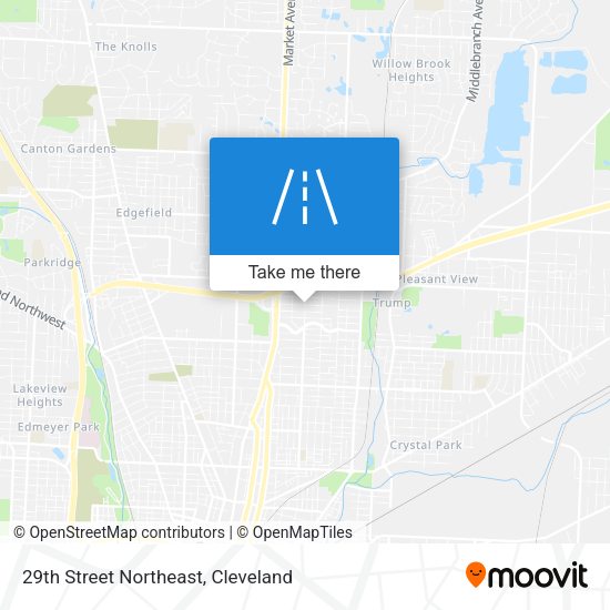 29th Street Northeast map