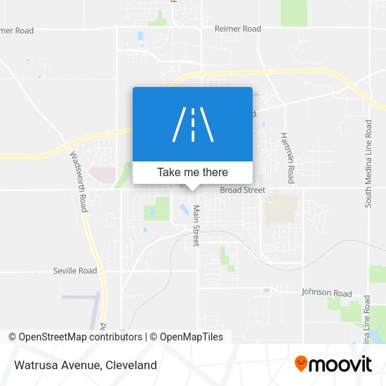 Mapa de Watrusa Avenue