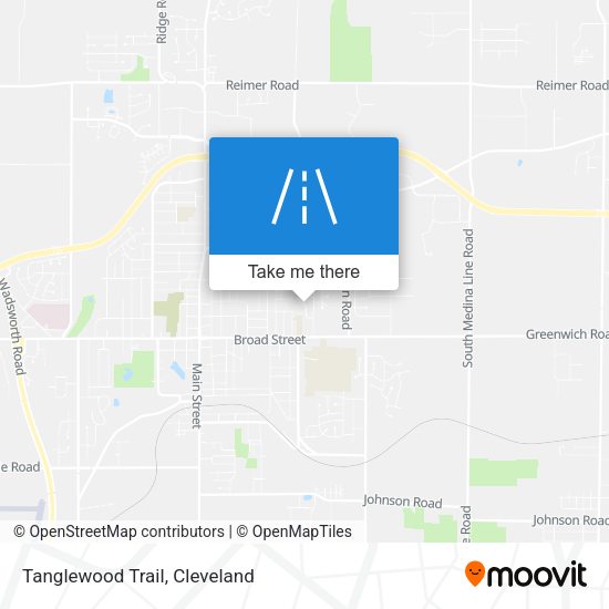 Mapa de Tanglewood Trail