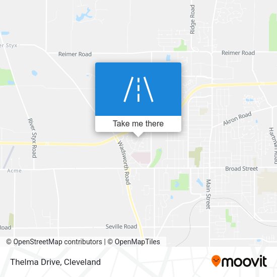 Thelma Drive map