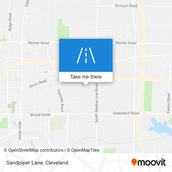 Mapa de Sandpiper Lane