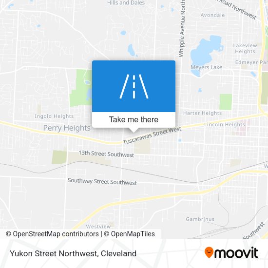 Mapa de Yukon Street Northwest