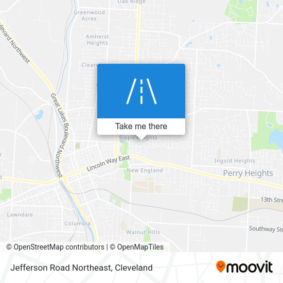 Mapa de Jefferson Road Northeast