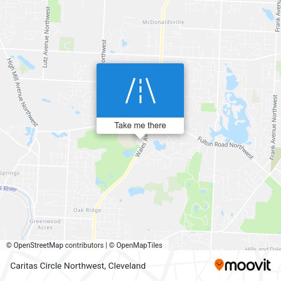 Mapa de Caritas Circle Northwest