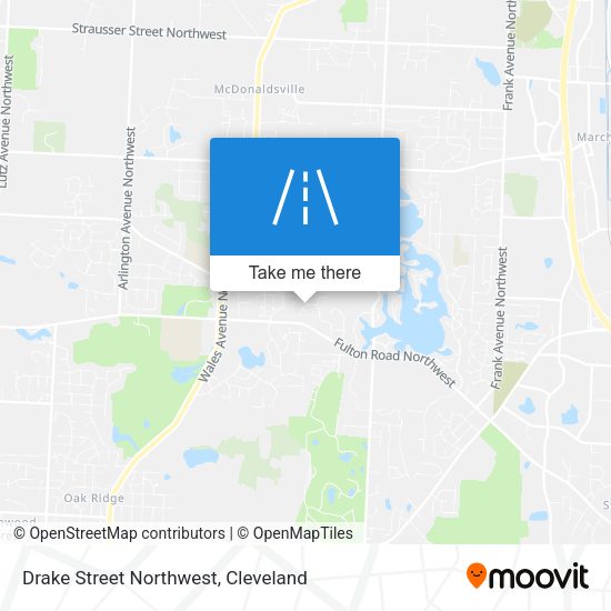 Mapa de Drake Street Northwest