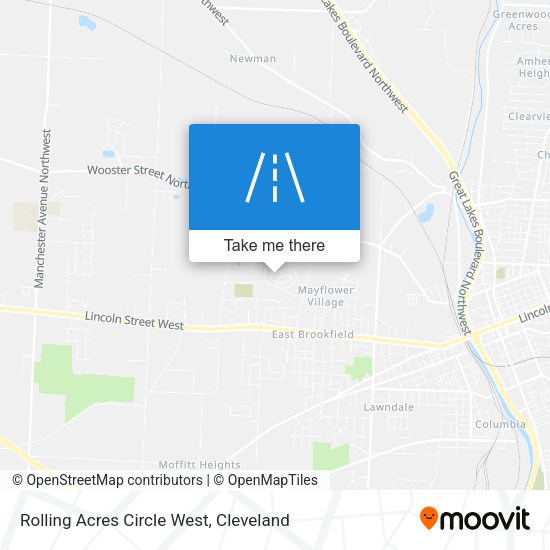 Rolling Acres Circle West map