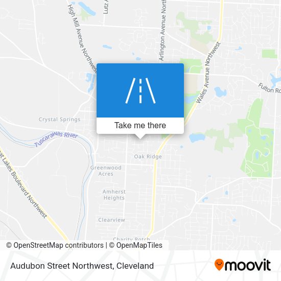 Audubon Street Northwest map
