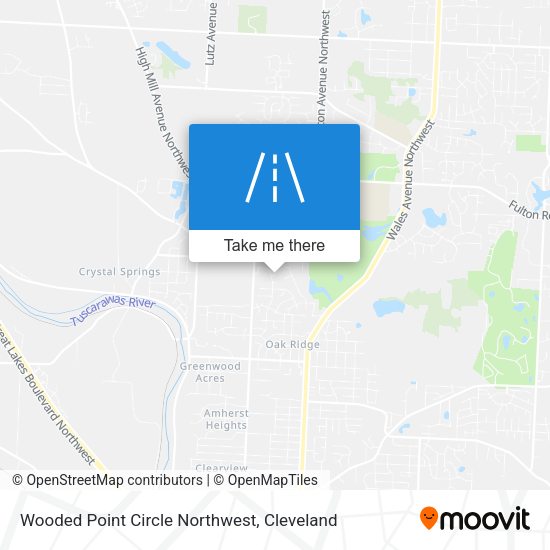 Wooded Point Circle Northwest map