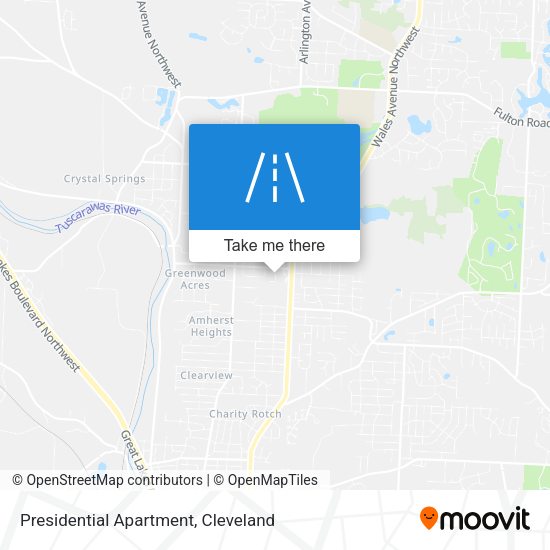 Mapa de Presidential Apartment