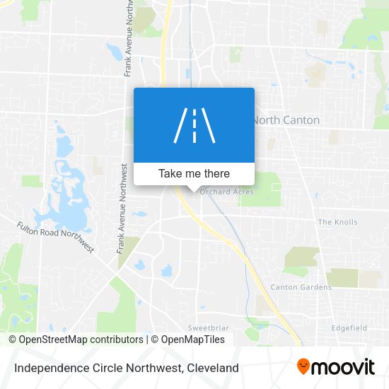 Independence Circle Northwest map