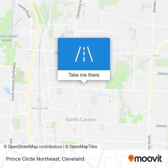 Mapa de Prince Circle Northeast