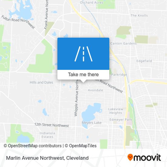 Mapa de Marlin Avenue Northwest