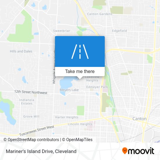 Mariner's Island Drive map