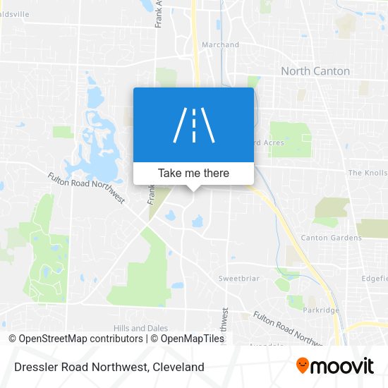 Mapa de Dressler Road Northwest