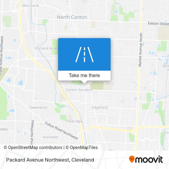 Mapa de Packard Avenue Northwest