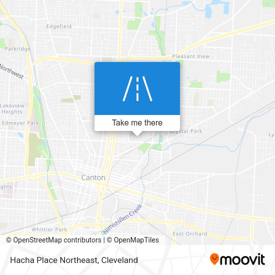 Mapa de Hacha Place Northeast