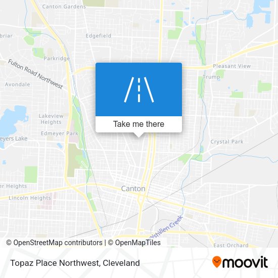 Topaz Place Northwest map