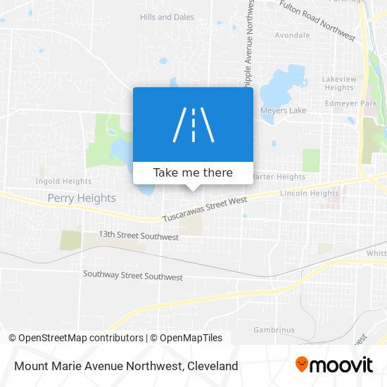 Mapa de Mount Marie Avenue Northwest