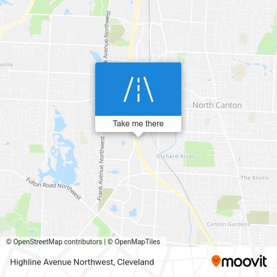 Mapa de Highline Avenue Northwest