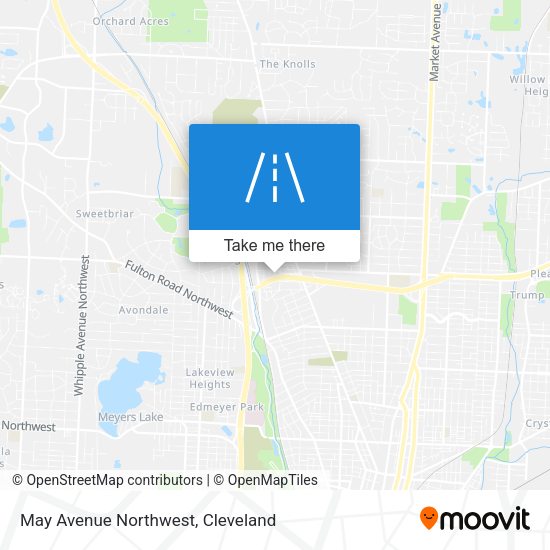 May Avenue Northwest map