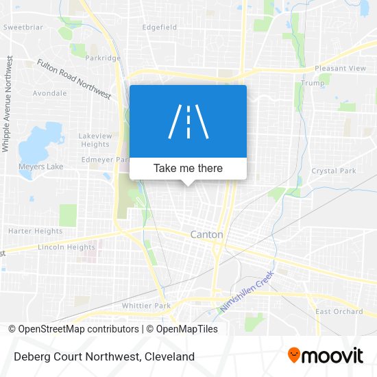 Deberg Court Northwest map