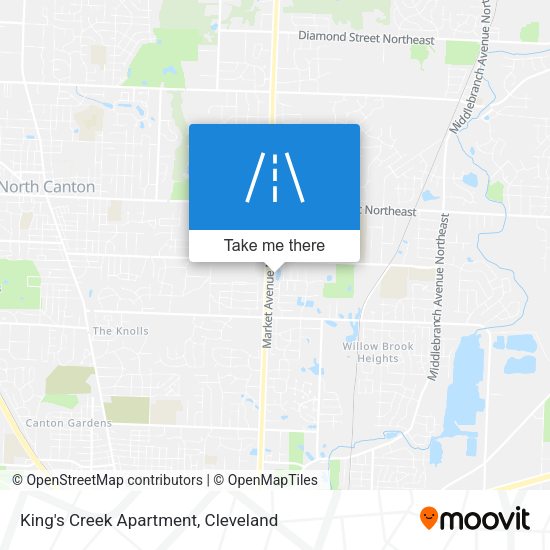 King's Creek Apartment map