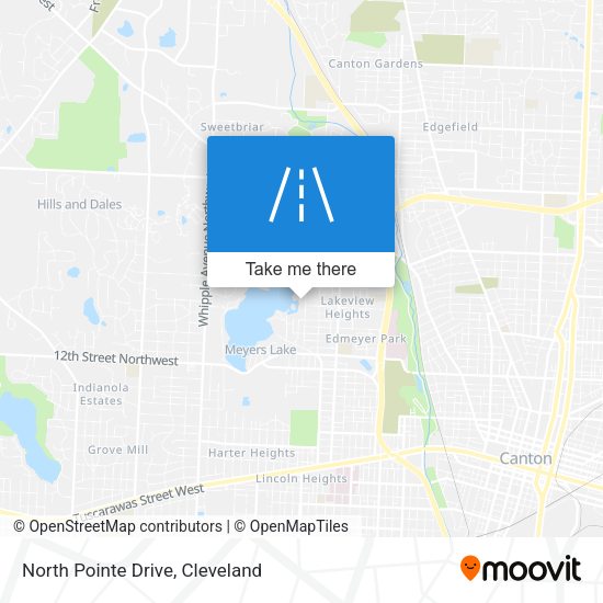 Mapa de North Pointe Drive
