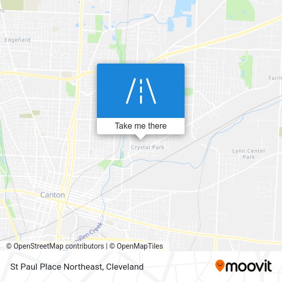 Mapa de St Paul Place Northeast