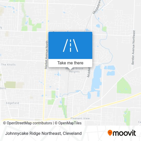 Johnnycake Ridge Northeast map