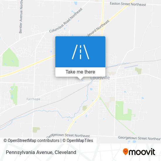 Pennsylvania Avenue map