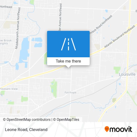 Mapa de Leone Road