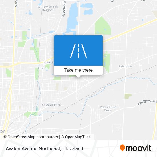 Mapa de Avalon Avenue Northeast