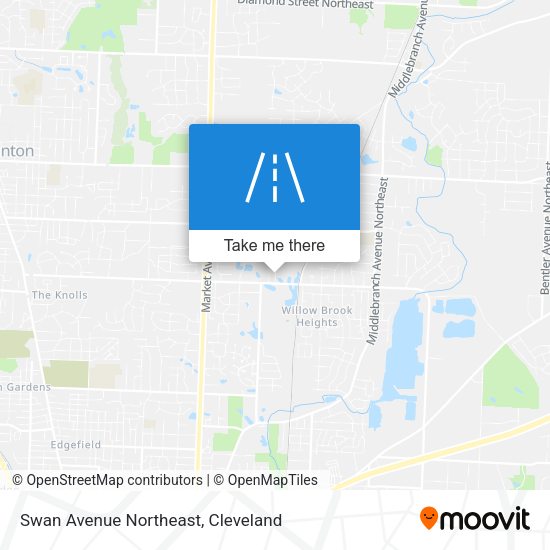Swan Avenue Northeast map