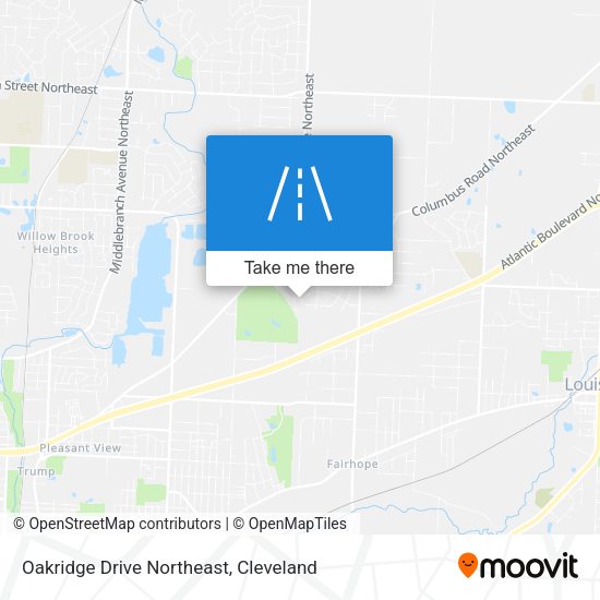 Oakridge Drive Northeast map