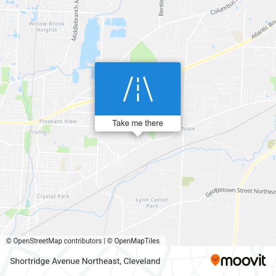Shortridge Avenue Northeast map