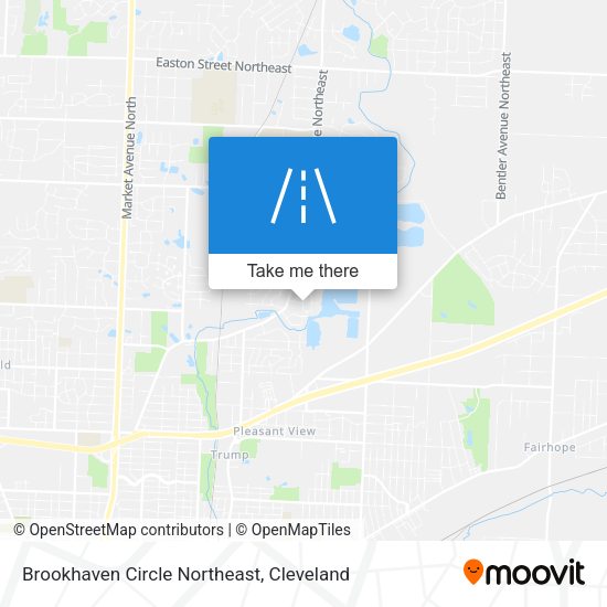 Brookhaven Circle Northeast map
