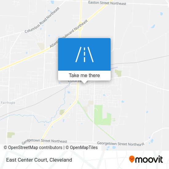 East Center Court map