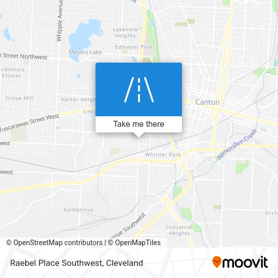 Raebel Place Southwest map