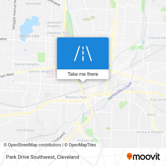 Mapa de Park Drive Southwest
