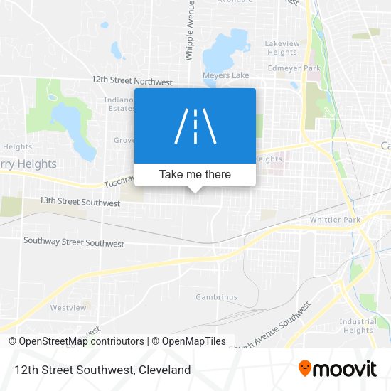 Mapa de 12th Street Southwest