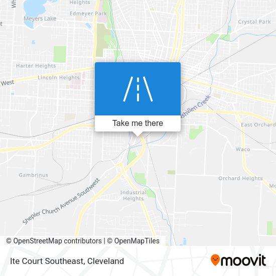 Mapa de Ite Court Southeast