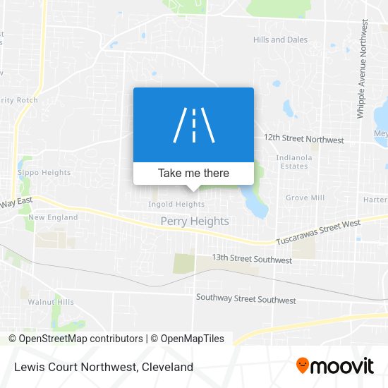 Lewis Court Northwest map