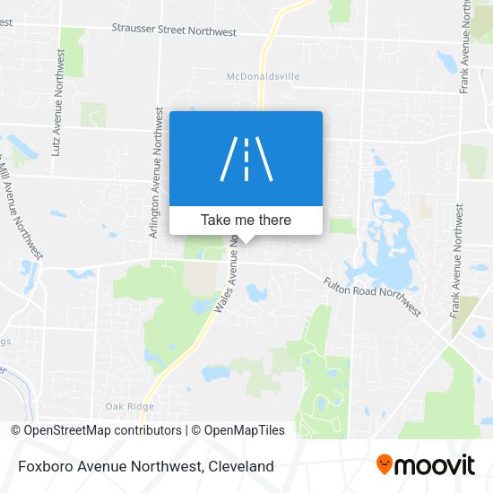 Mapa de Foxboro Avenue Northwest