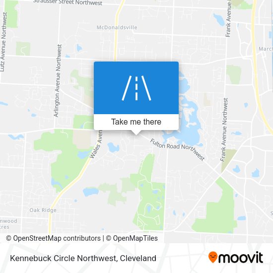 Kennebuck Circle Northwest map
