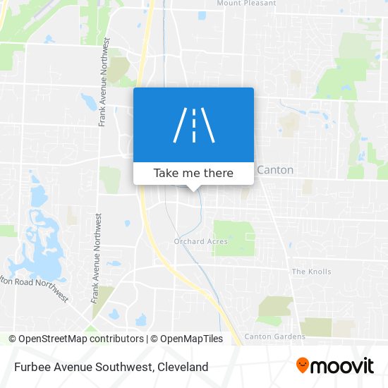 Furbee Avenue Southwest map